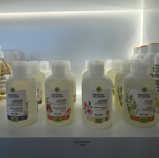 Shampoing & Gel douche certifié bio 250ml  Rampal Latour